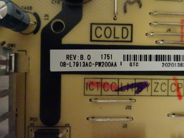 TCL 32S305 32S301 Power Supply (40-L7912C-PWB1CG) 08-L7913AC-PW200AA