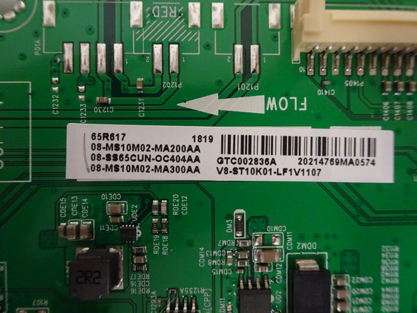 TCL 65R617 Main Board (40-MST10M-MAH4HG) 08-SS65CUN-OC404AA