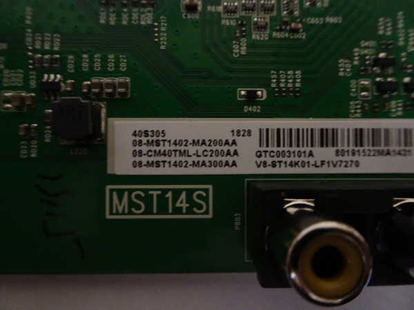 TCL 40S305LBCA Main Board (40-MST14S-MAD2HG) 08-CM40TML-LC200AA