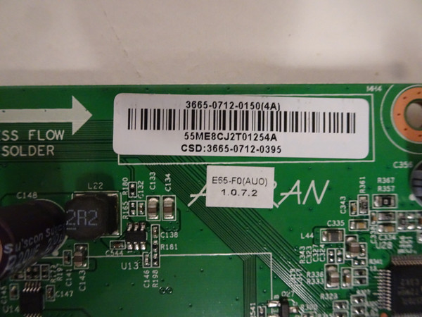 Vizio E65-F0 Main Board (3665-0712-0395) 3665-0712-0150