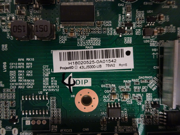 LG 43LJ5000-UB Main Board (TP.MS3553.PB765) H18020525