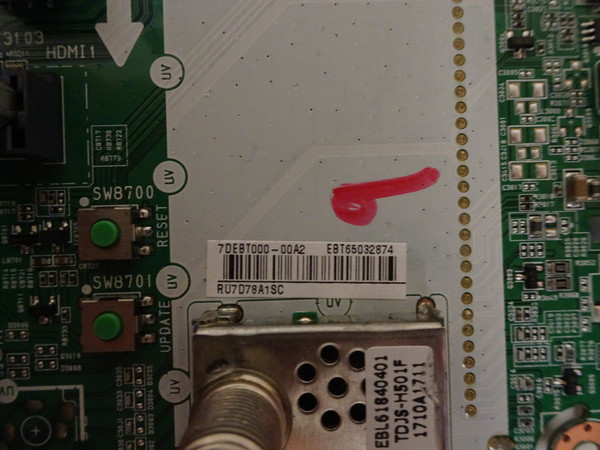 LG 55UV60H-UA Main Board (EAX67268003) EBT65032874