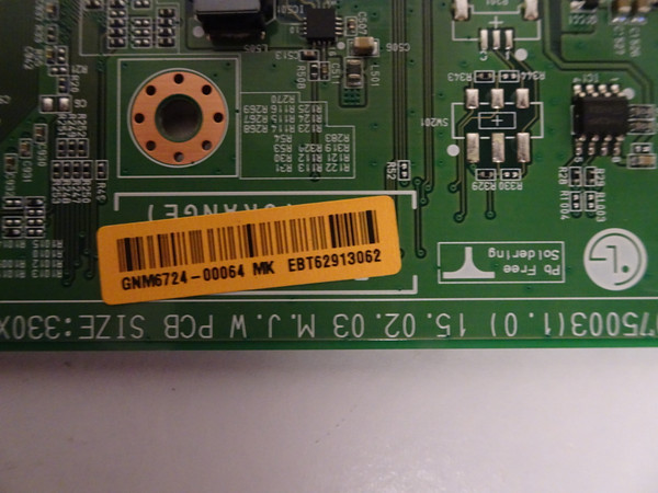 LG 55LV75A Main Board (EAX66075003) EBT62913062