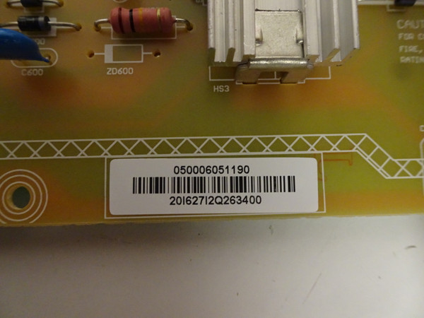 Vizio E65-F0 Power Supply (FSP192-1PSZ01) 0500-0605-1190