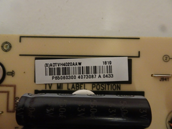 Vizio D65-F1 Power Supply (715G9174-P01-000-003M) ADTVH4020AAW