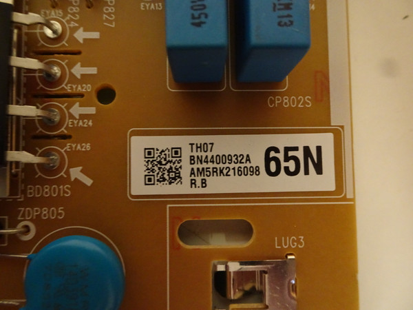 Samsung UN65NU7100FXZA Power Supply (L65E6N_NHS) BN44-00932A