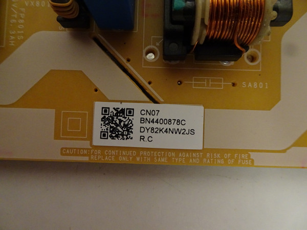 Samsung UN55NU8500FXZA Power Supply (L55E7R_NSM) BN44-00878C