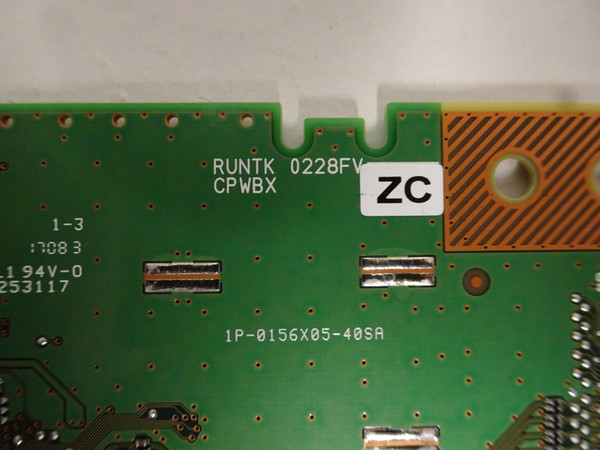 Vizio E80-E3 T-Con Board (1P-0156X05-40SA) RUNTK0228FVZC