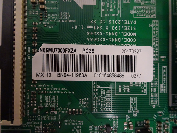 Samsung UN65MU7000FXZA Main Board (BN97-12829A) BN94-11963A