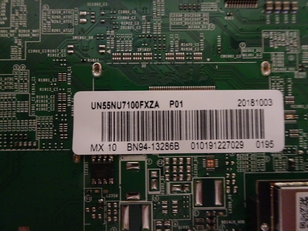 Samsung UN55NU7100FXZA Main Board (BN97-13981K) BN94-13286B