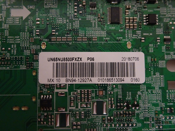 Samsung UN65NU8500FXZX UN65NU8000FXZA Main Board BN94-12927A