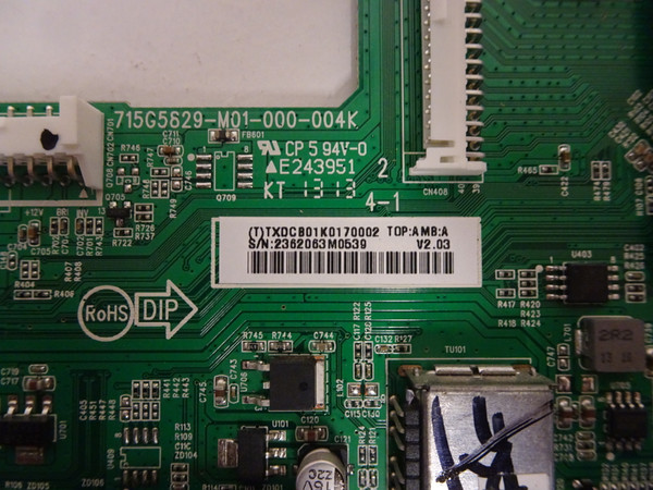 Insignia NS-39E400NA14 Main Board (TXDCB01K017) 756TXDCB01K0170
