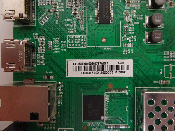 Vizio E500I-B1E Main Board (XECB02K019) 756XECB02K019