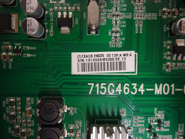 Vizio E420VT Main Board (715G4634-M01-000-004K) CBPFTXACB2K025