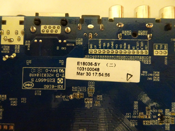 Element E4STA5517 Main Board (CV838H-B,82J0151) E18036-SY