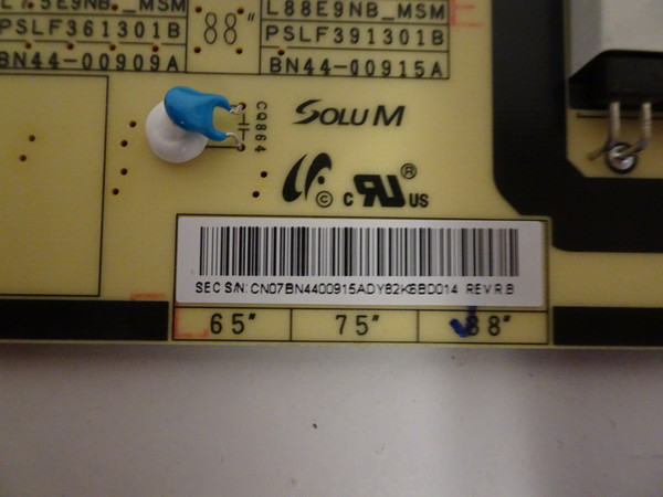 Samsung QN88Q9FAMFXZA Power Supply (L88E9NB_MSM) BN44-00915A