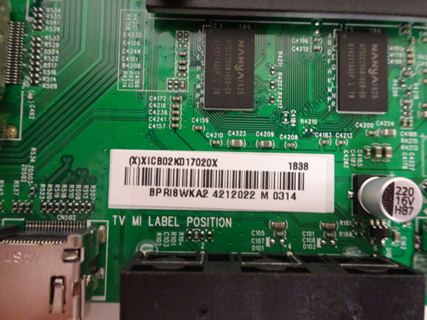 Vizio D55X-G1 Main Board (715G9778-M01-B00-005Y) 756TXICB02K017