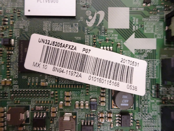 Samsung UN32J5205AFXZA Main Board (BN97-12836A) BN94-11972A