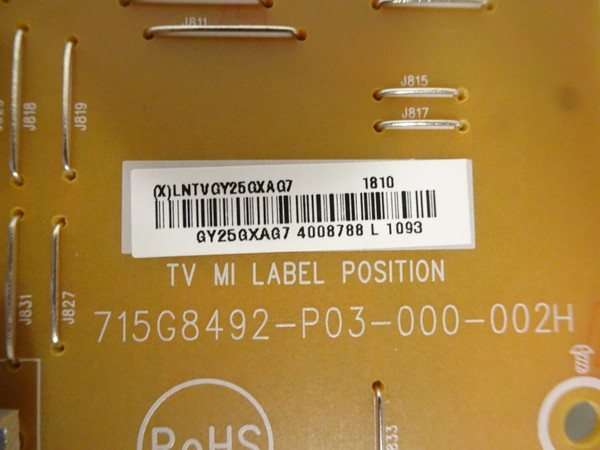 Vizio E65-E1 LED Driver (715G8492-P03-000-002H) LNTVGY25GXAG7