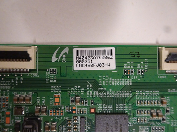 Naxa NT-4901K T-Con Board (17Y_HU11APHTA44LV0.0) LJ94-40423A