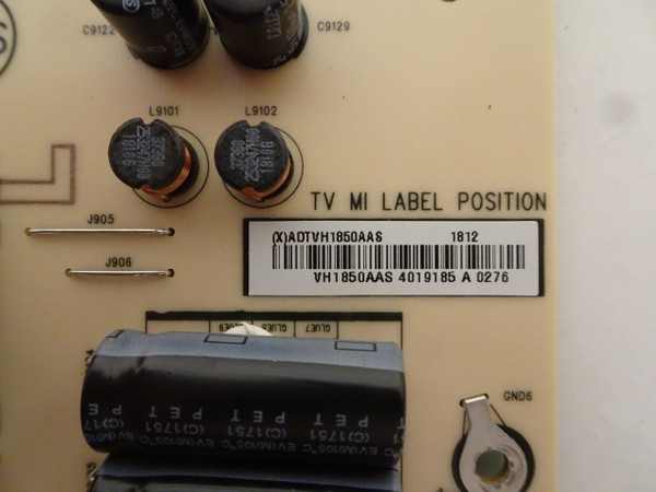 Vizio P75-F1 Power Supply (715G9301-P01-000-003S) ADTVH1850AAS