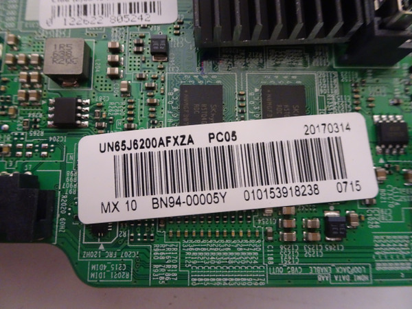 Samsung UN65J6200AFXZA Main Board (BN97-12990A) BN94-00005Y