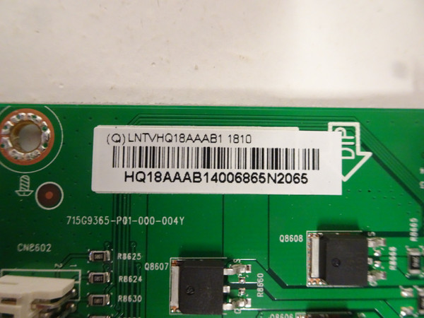 Vizio E43-F1 LED Driver (715G9365-P01-000-004Y) LNTVHQ18AAAB1