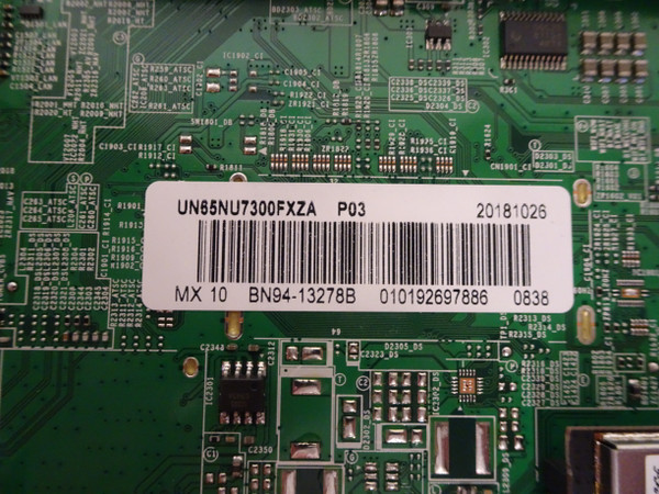 Samsung UN65NU7300FXZA Main Board (BN97-14772B) BN94-13278B