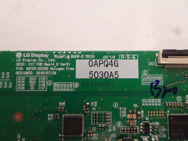 LG 43LV570H T-Con Board (6870C-0532D) 6871L-5030A