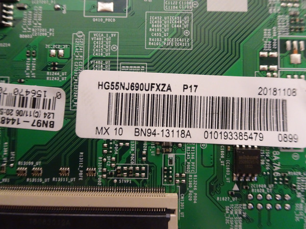 Samsung HG55NJ690UFXZA Main Board (BN97-14487D) BN94-13118A