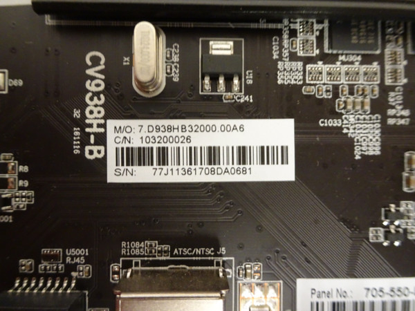 Element EL4KAMZ5517T Main Board (CV938H-B, E17176-SY) 77J1136