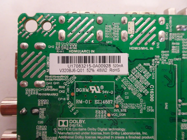 Polaroid 32GSR3000FC Main Board (TP.MS3553.PB818) U17083215