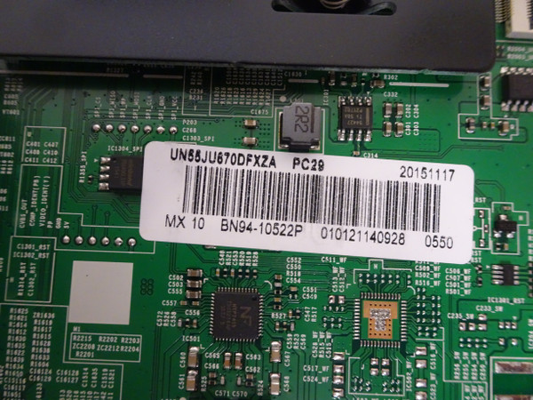 Samsung UN55JU670DFXZA Main Board (BN97-10062C) BN94-10522P