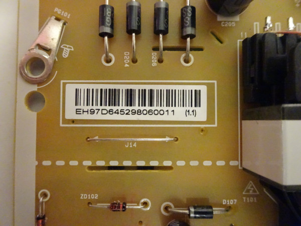 LG 43LV570M Power Supply (LGP43D-17F1-3P) EAY64529806