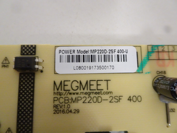 RCA RTRU6527-US Power Supply (MP220D-2SF 400-U) MP220D-2SF