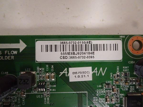 Vizio E65-F0 Main Board (3665-0732-0395) 3665-0732-0150