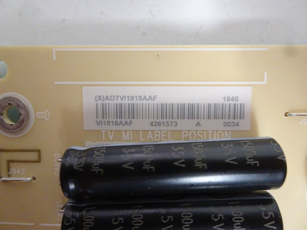 Vizio E55-F1 Power Supply (715G9174-P01-000-003M) ADTVI1818AAF