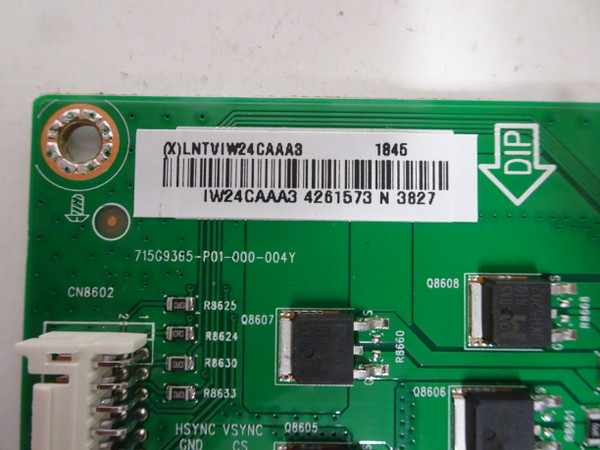 Vizio E55-F1 LED Driver (715G9365-P01-000-004Y) LNTVIW24CAAA3