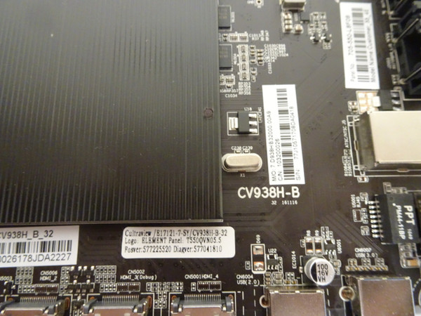 Element EL4KAMZ5517T Main Board (CV938H-B, 77J1057) E17121-7-SY