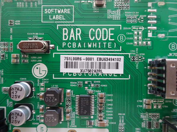 LG 32LX340H Main Board (EAX66302806) EBU63494102