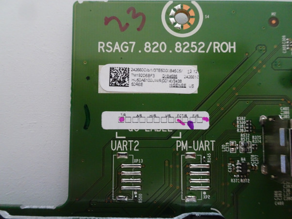 Hisense 50R6E Main Board (RSAG7.820.8252/ROH, 242660C) 242661C