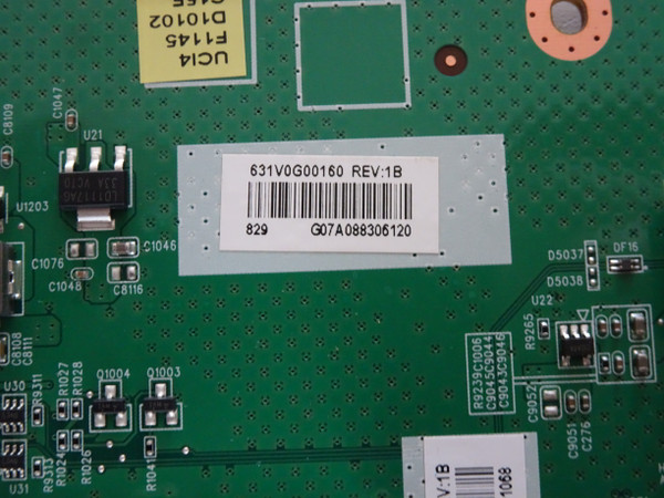 Toshiba 43LF621U19 Main Board (691V0G00160) 631V0G00160