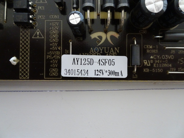 Westinghouse WD42UT4490 Power Supply (34015434) AY125D-4SF05