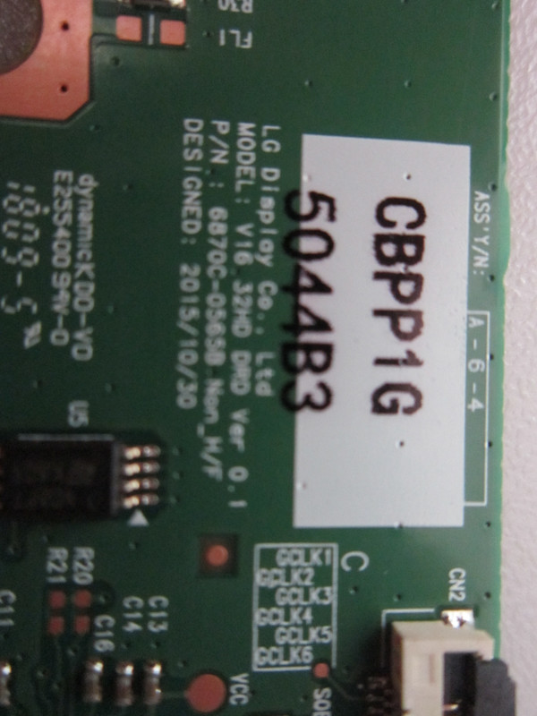 LG 32LV570H T-Con Board (6870C-0565B) 6871L-5044B
