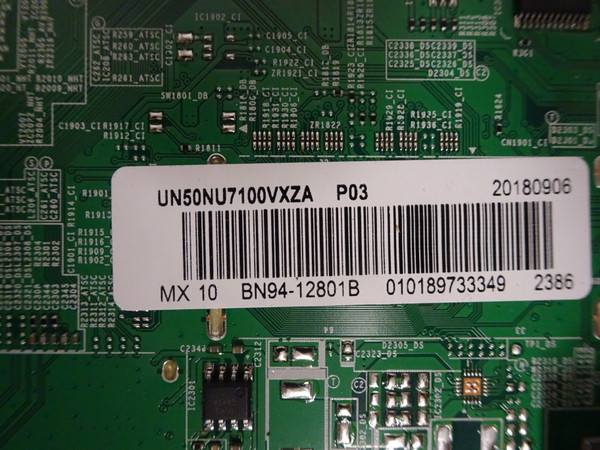 Samsung UN50JU7100VXZA Main Board (BN97-13983K) BN94-12801B