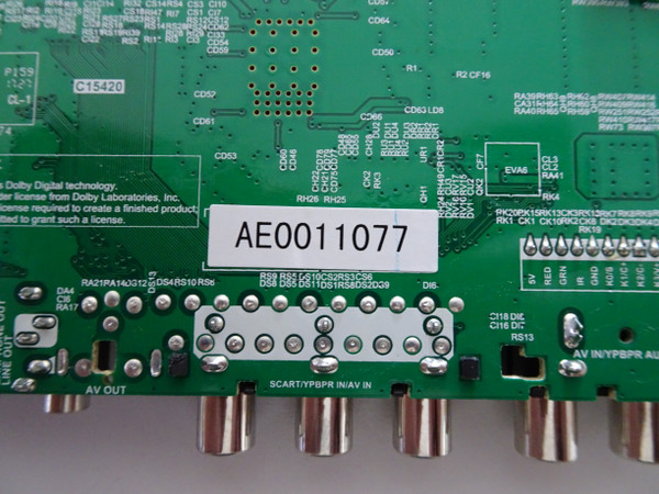 RCA RTU4300 Main Board (TP.MS3458.PC757) AE0011077