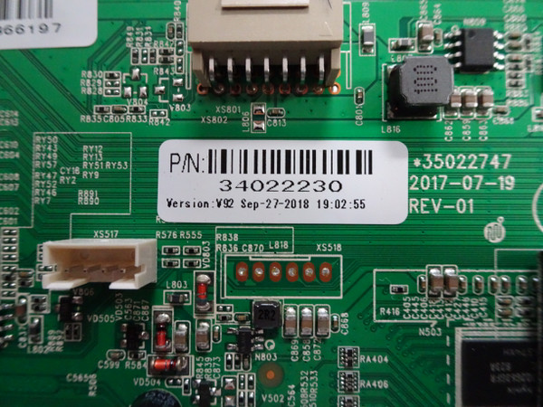 Seiki SC-70UK850N Main Board (35022747) 34022230