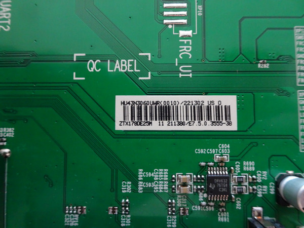 Sharp LC-43LBU591U Main Board (211380, RSAG7.820.7350/ROH) 221302