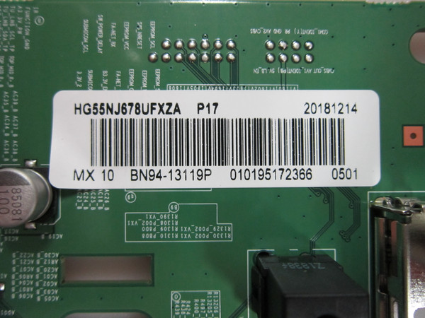Samsung HG55NJ678UFXZA Main Board (BN97-14672S) BN94-13119P