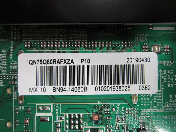 Samsung QN75Q80RAFXZA Main Board (BN97-15558B) BN94-14060B